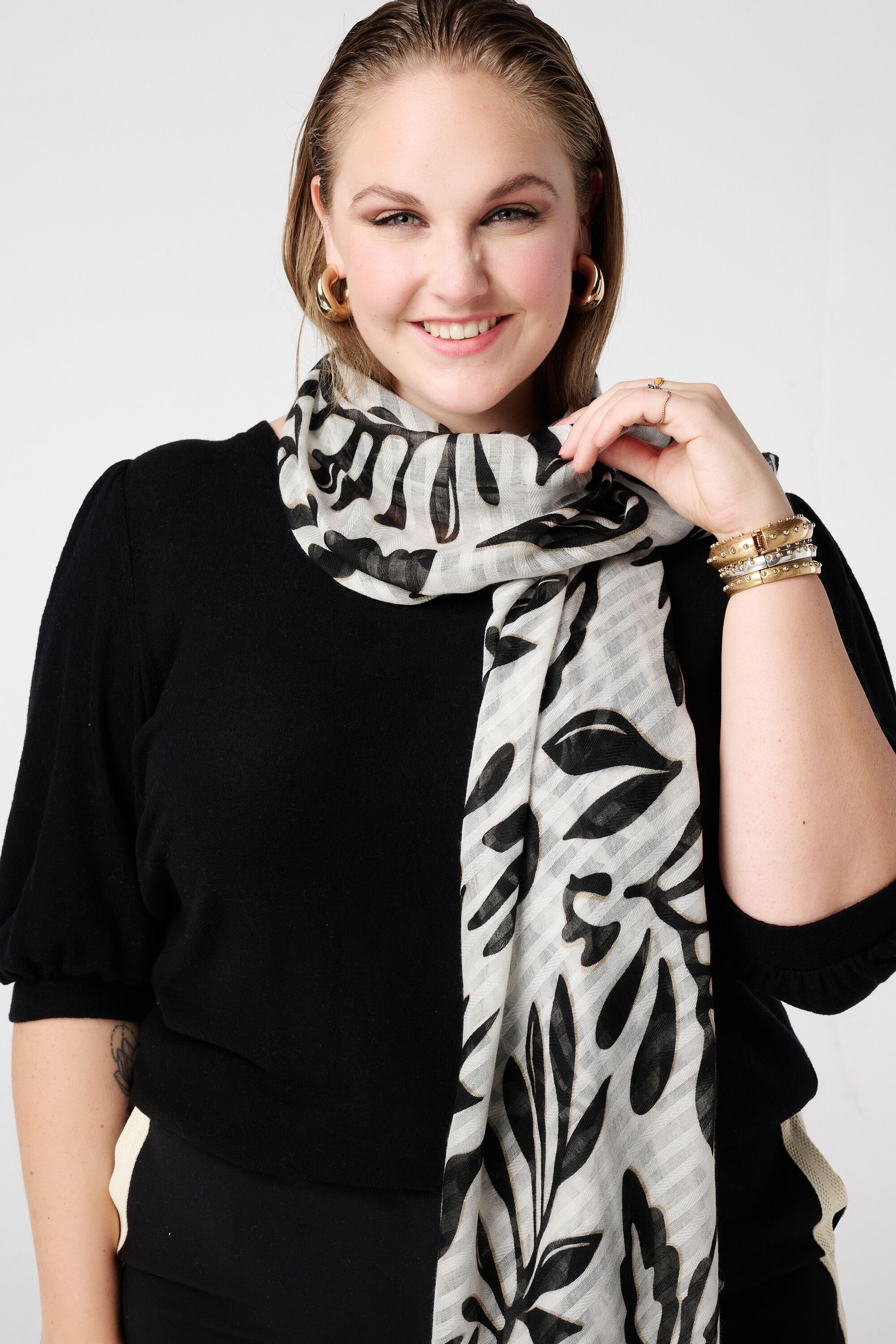 &Eacute;charpe &agrave; imprim&eacute;