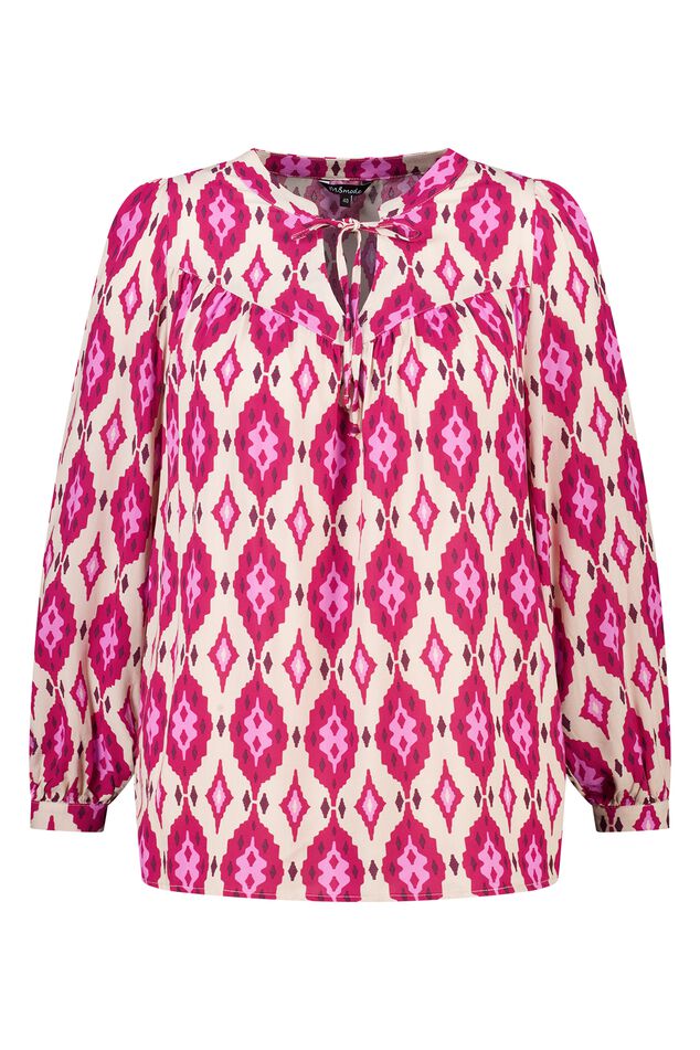 Blouse imprimée avec bobines image number 1