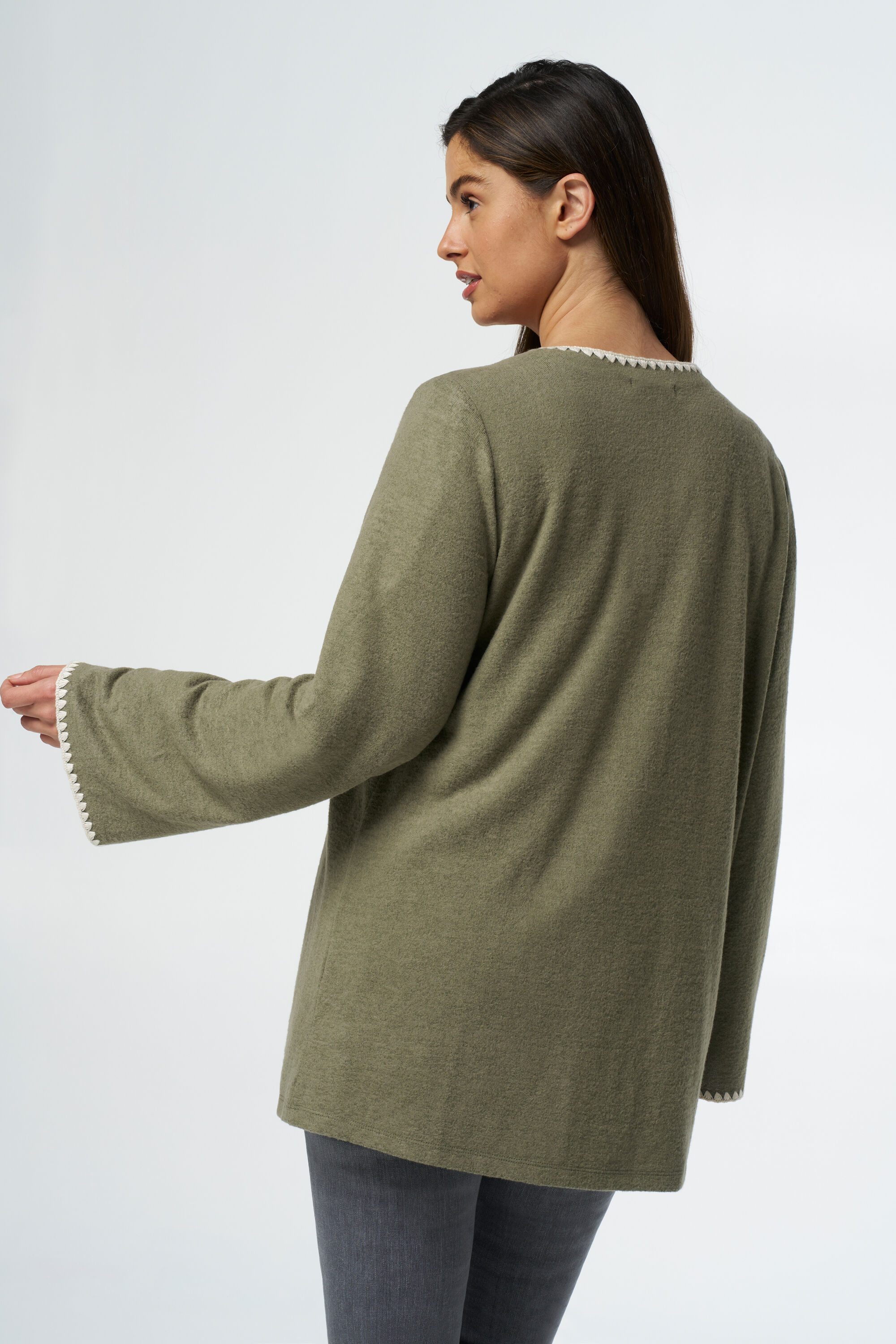 Gilet avec rayures contrastantes image number 3