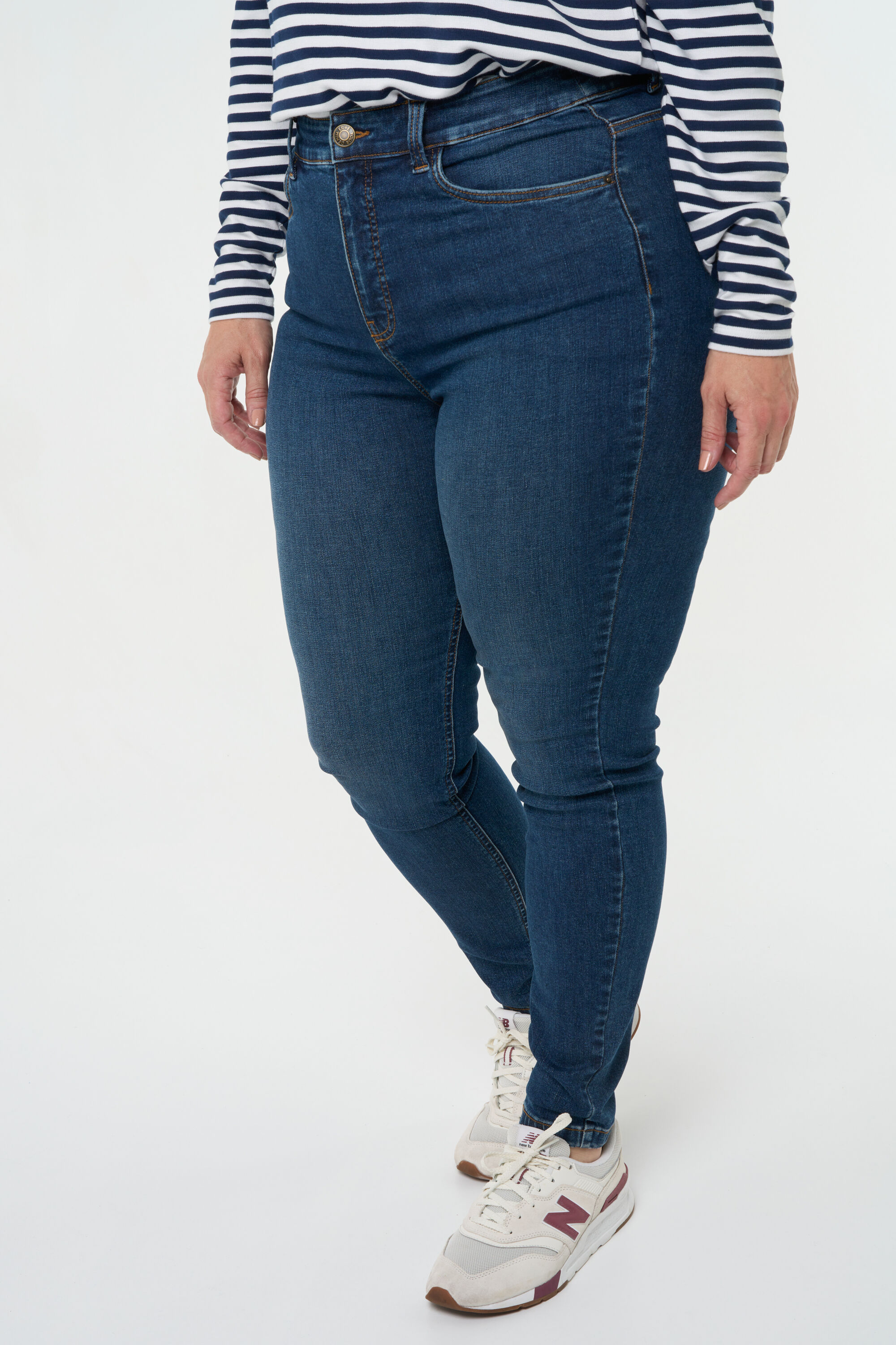 Jean slim taille haute clearance