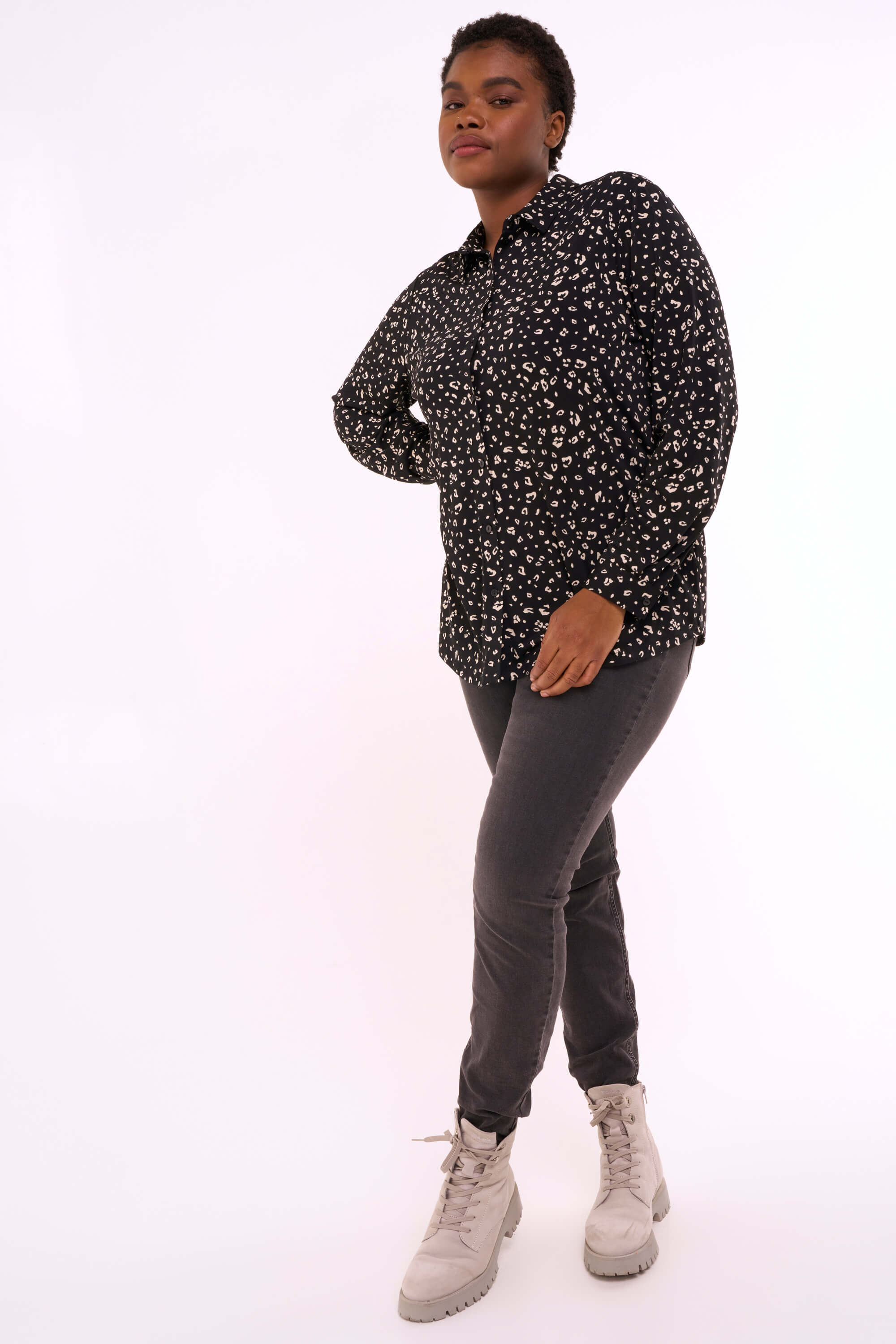 Chemisier &agrave; imprim&eacute; image number 5