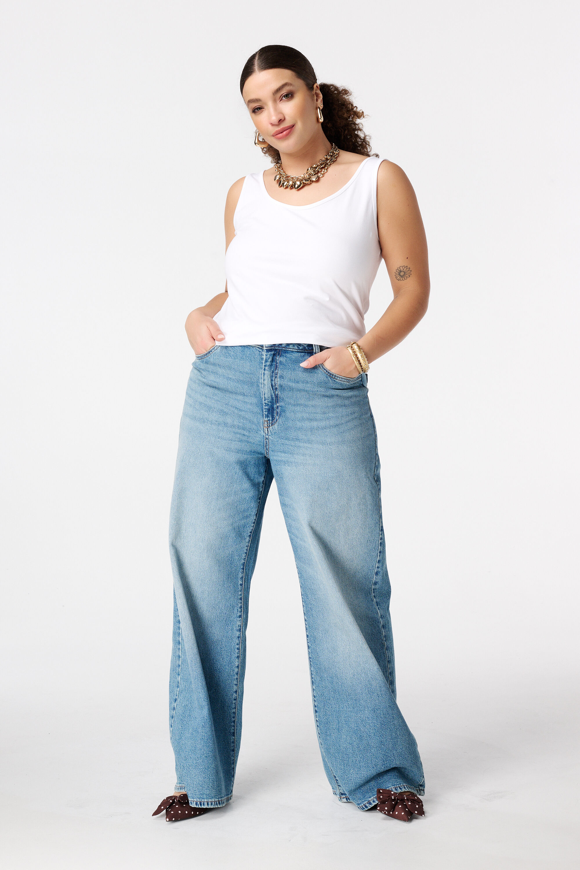 D&eacute;bardeur extra long en coton image number 5