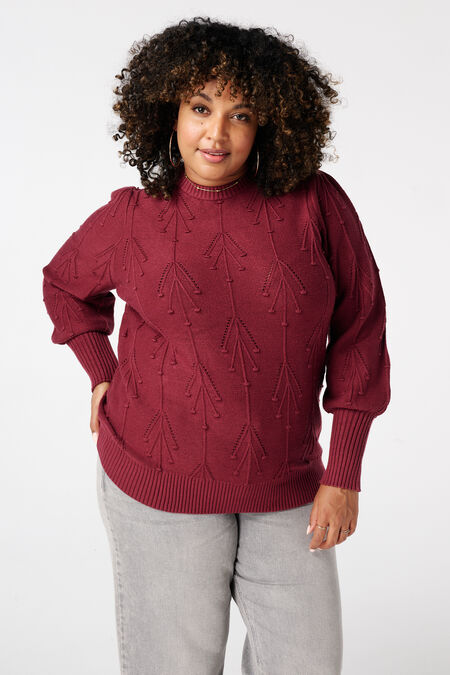 Pull avec imprimé brodé Pull avec imprimé brodé