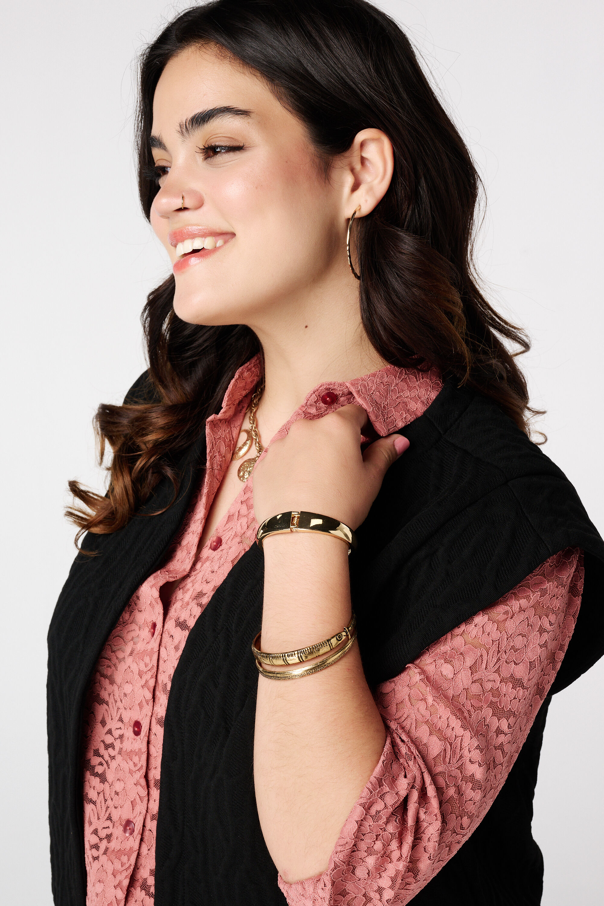 Gilet textur&eacute; image number 4