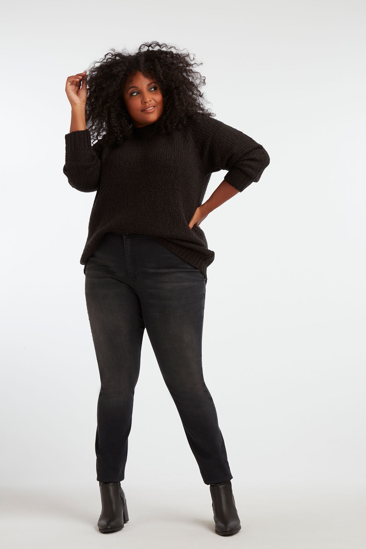 Pull-over &agrave; col rond image number 4