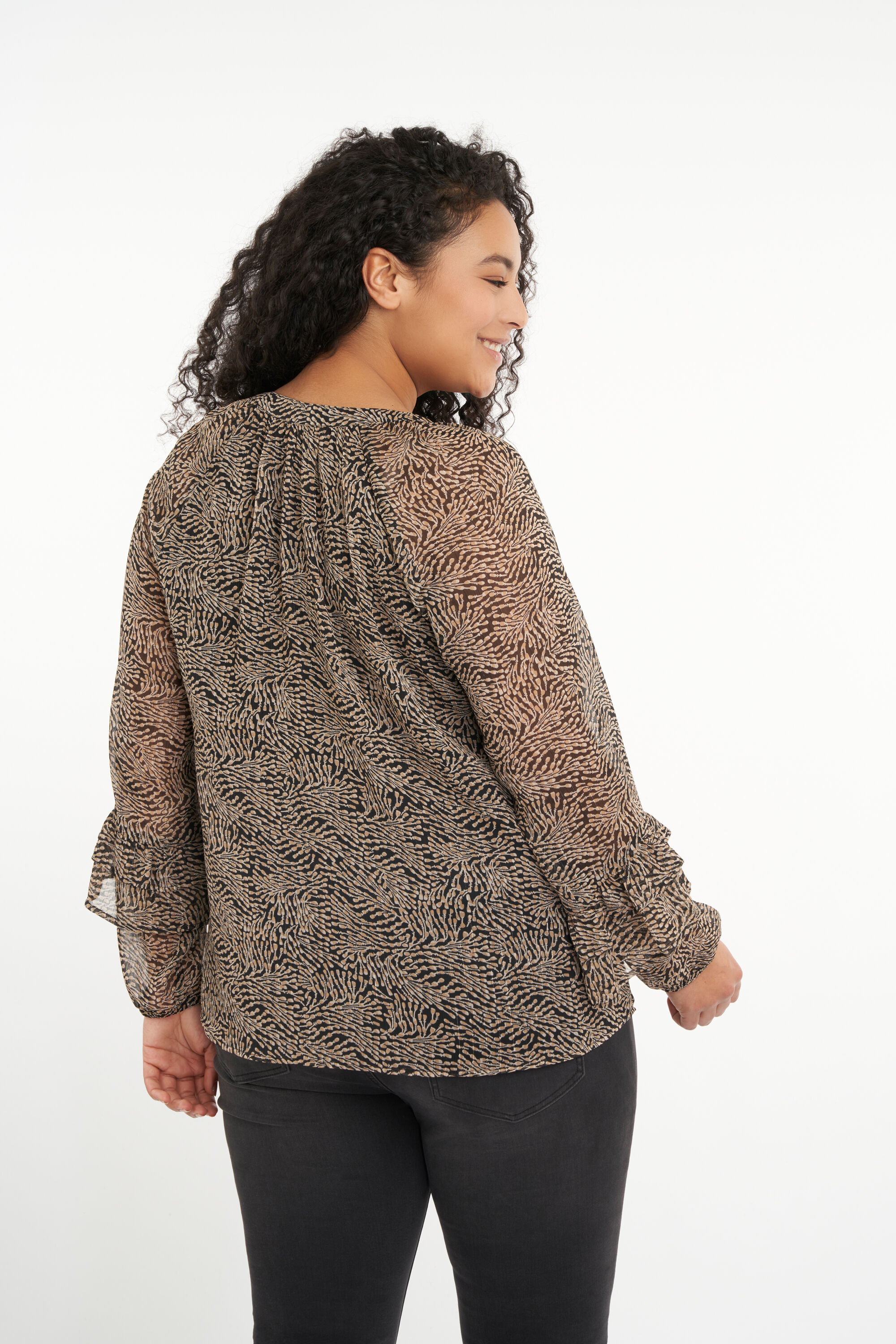 Chemisier &agrave; imprim&eacute; image number 4