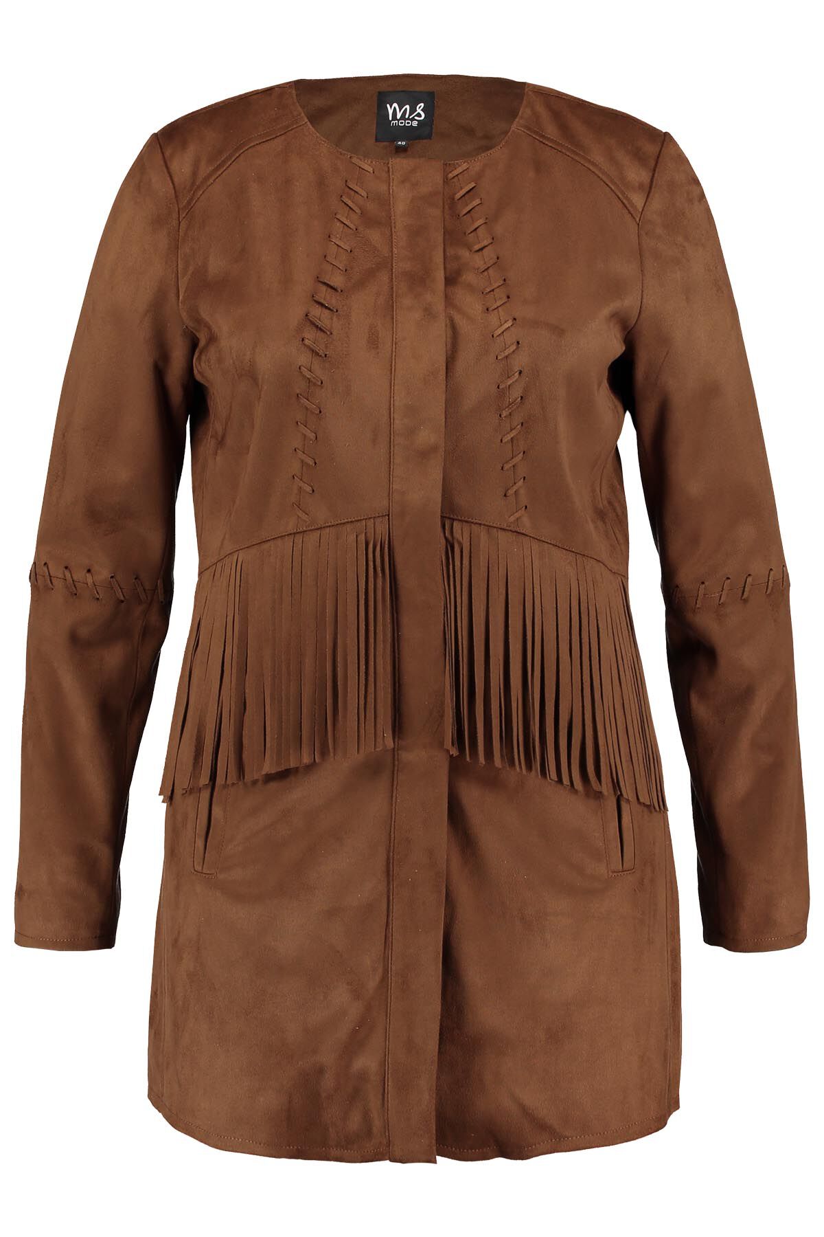 Manteau en imitation su&egrave;de image number 1