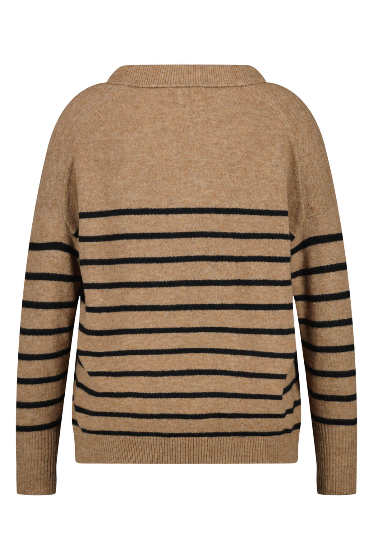 Pull en maille fine avec col polo image number 2