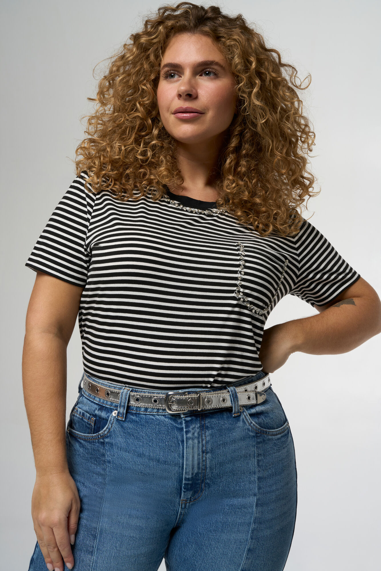 Ceinture argent&eacute;e image number 4