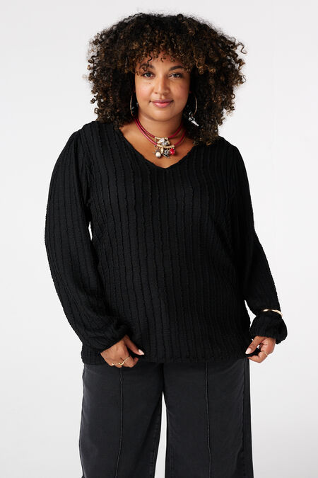 Top avec détails plissés Top avec détails plissés