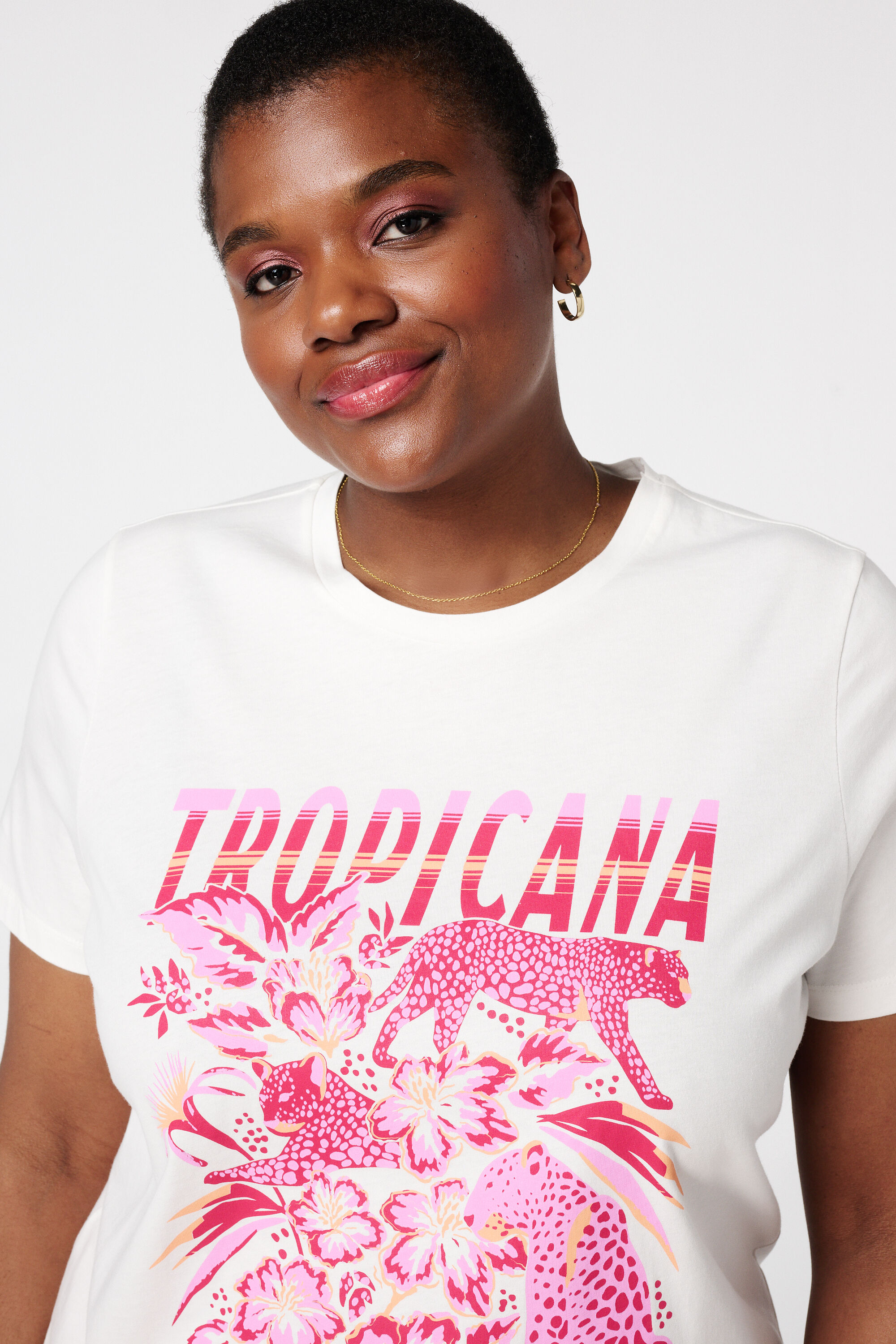 T-shirt &agrave; imprim&eacute; image number 4