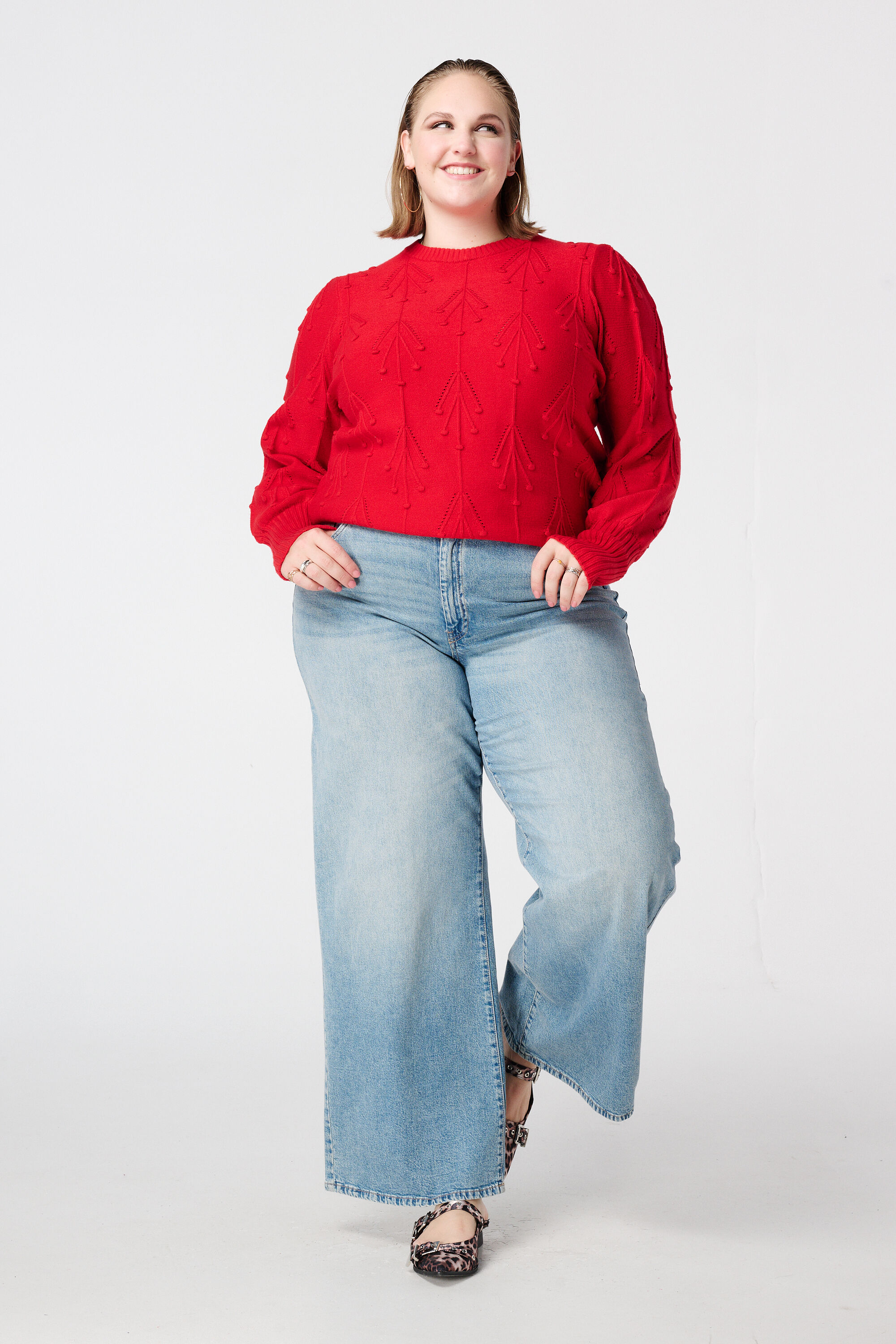 Pull en maille avec motif image number 5