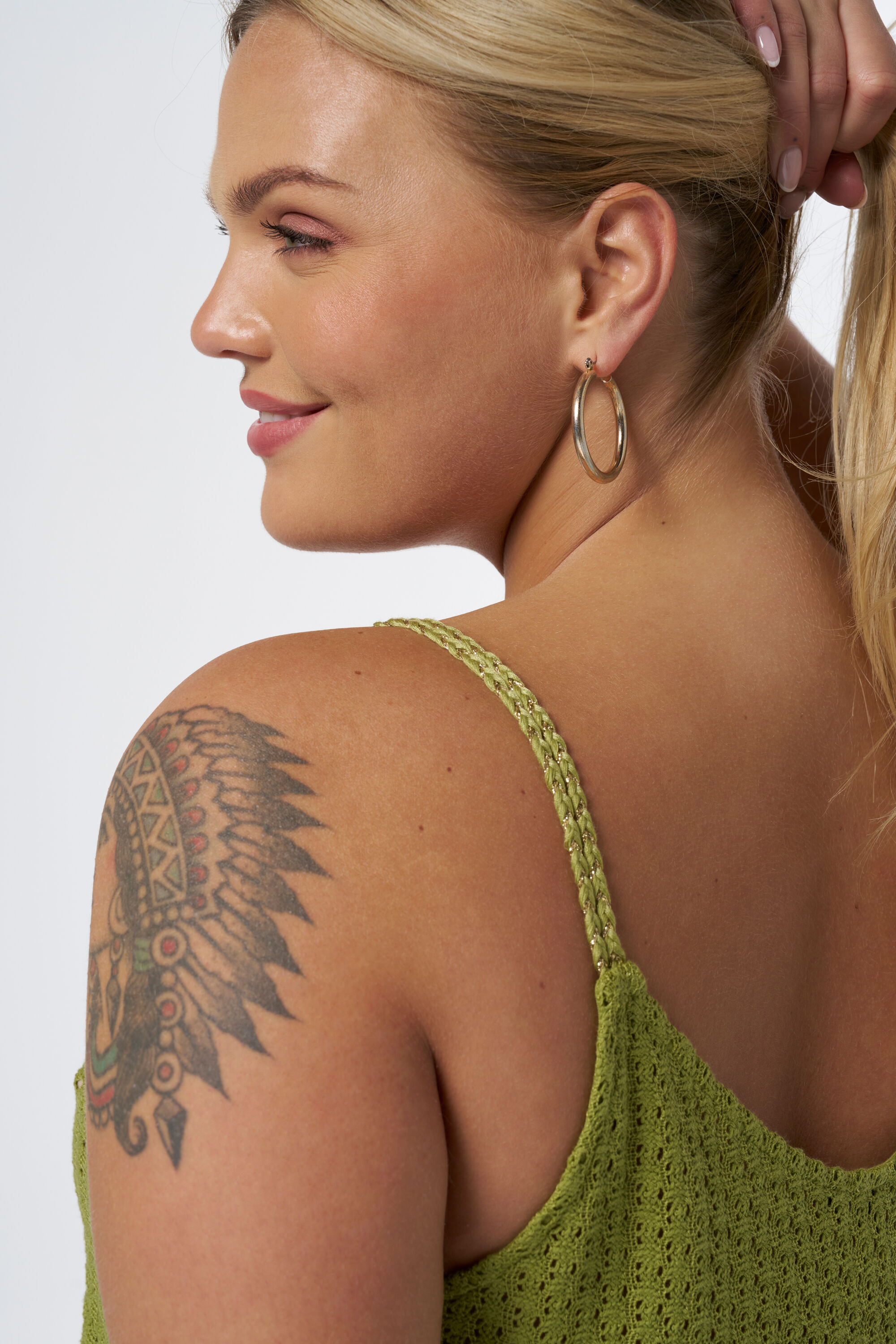 Haut en maille textur&eacute;e image number 4