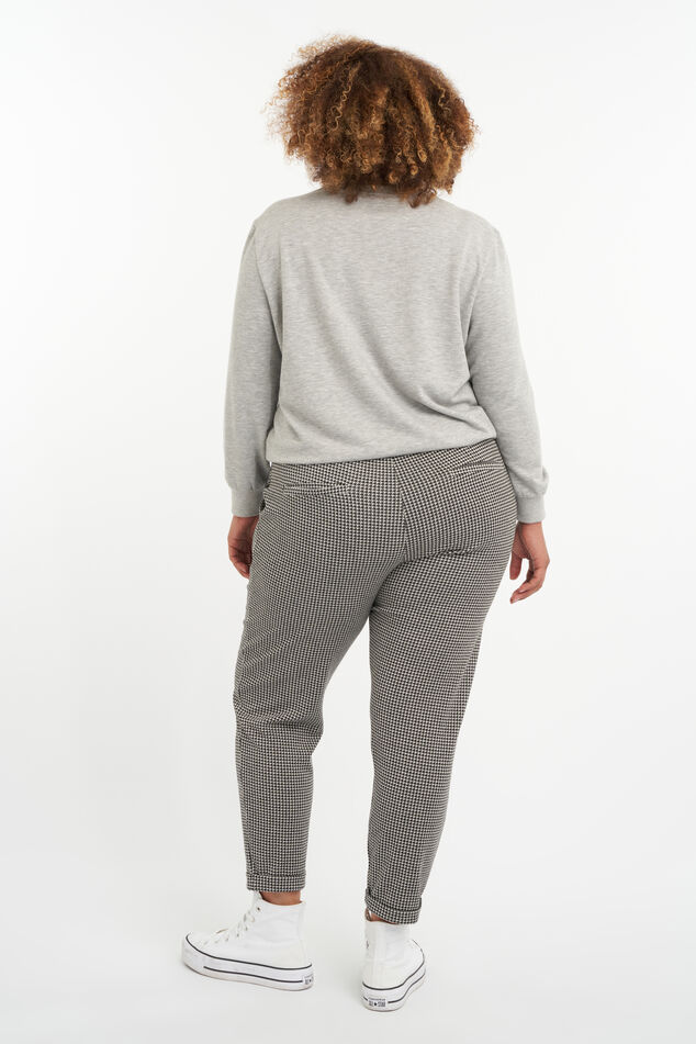 Pantalon ample à carreaux image number 3