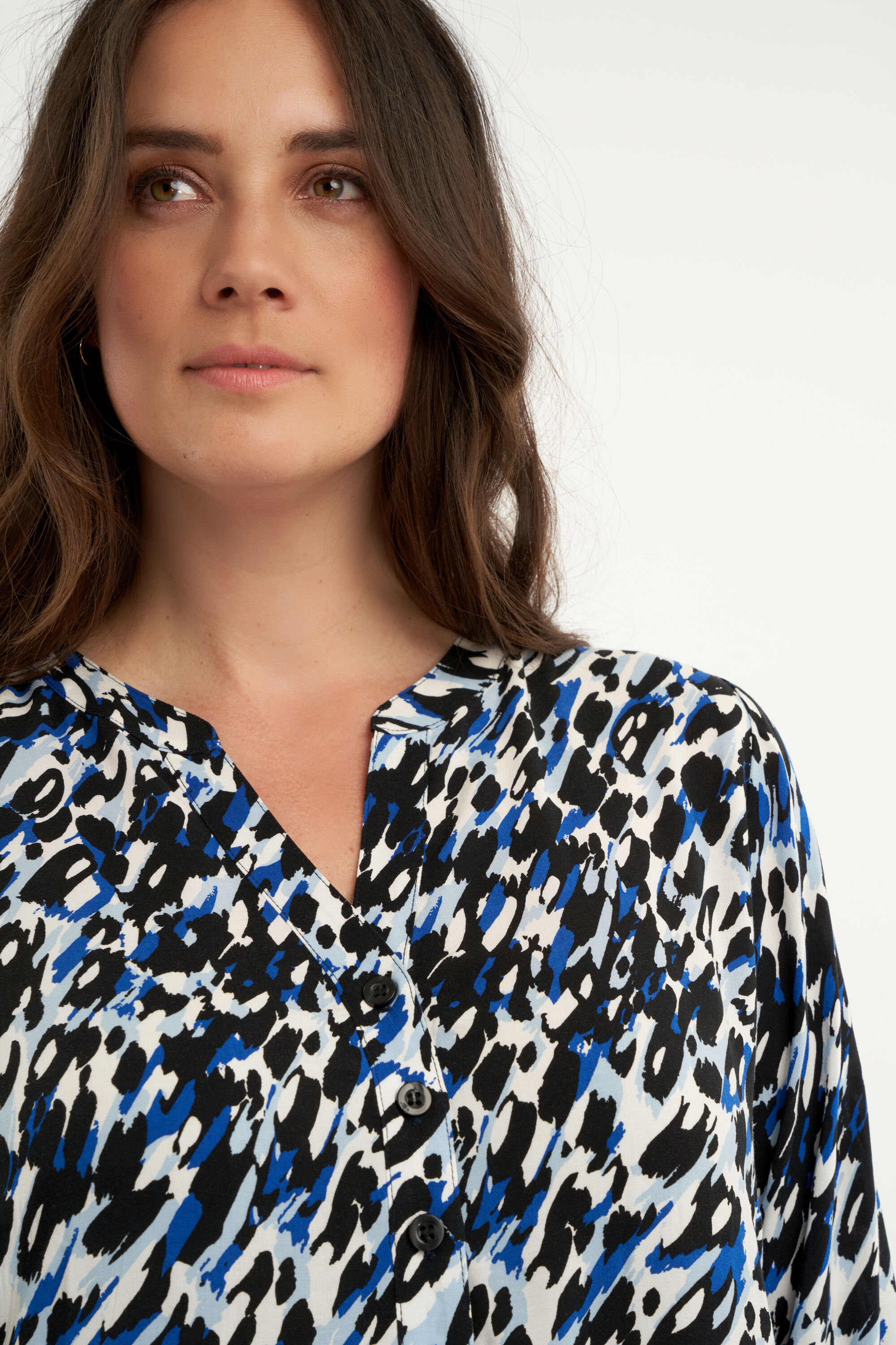 Robe coupe trap&egrave;ze &agrave; imprim&eacute;  image number 6