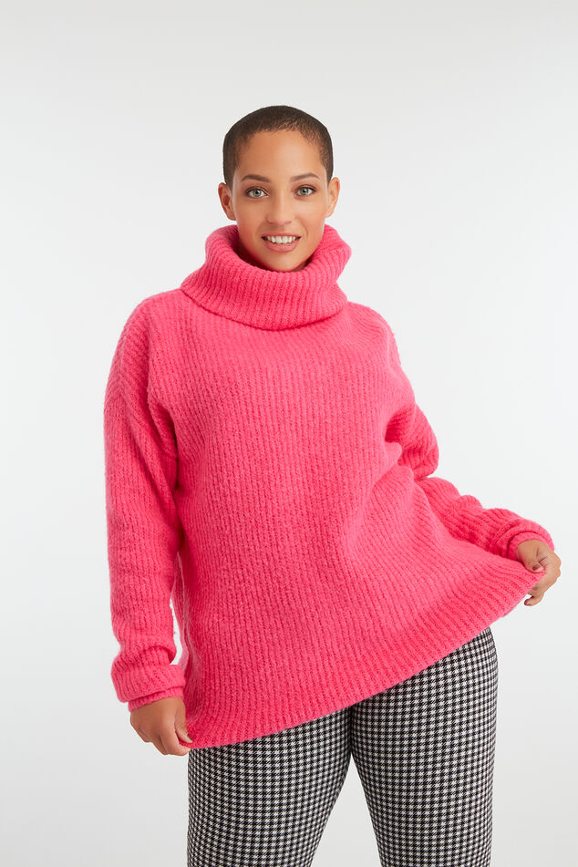 Pull-over en maille à col roulé image number 0