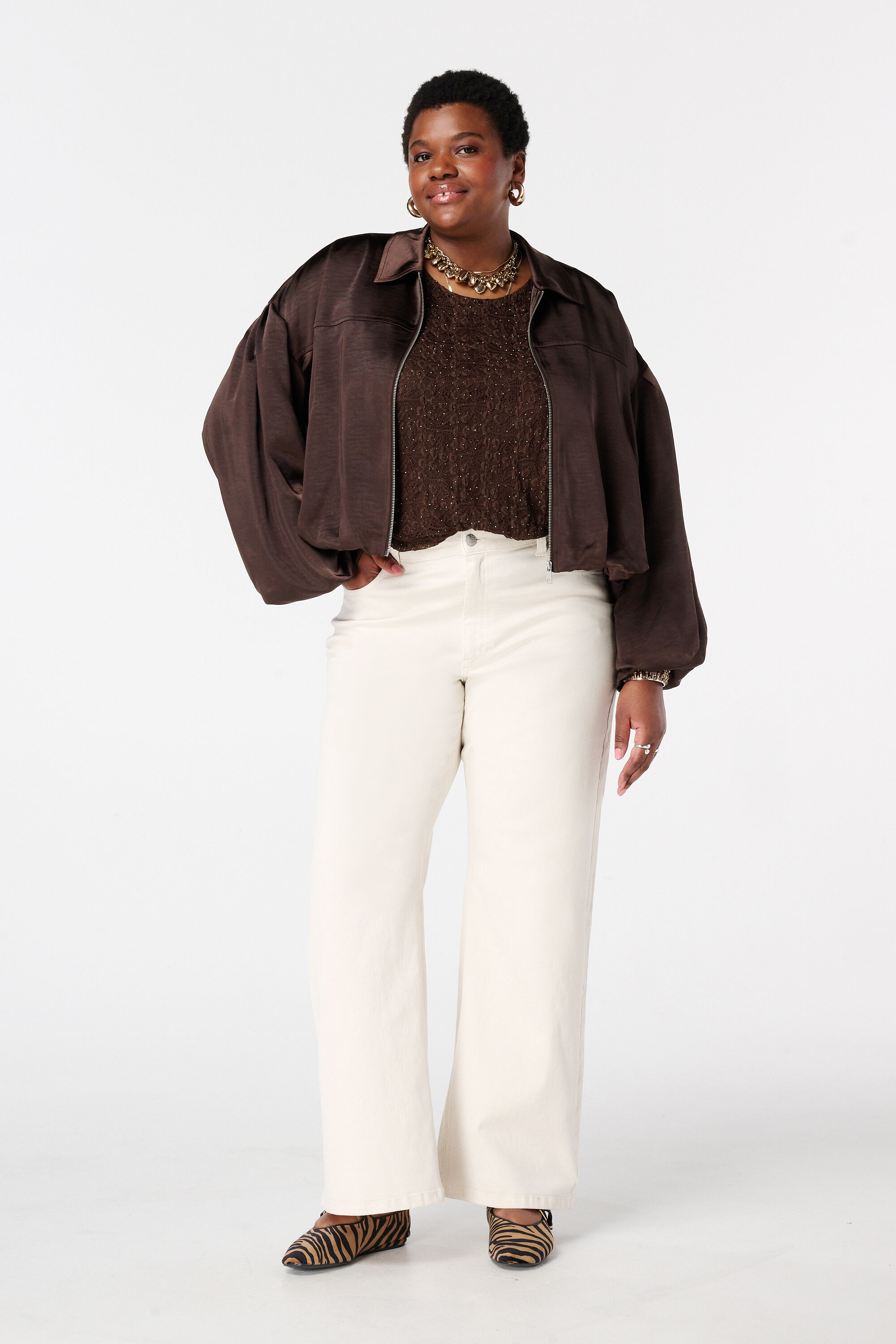 Bomber en satin image number 5