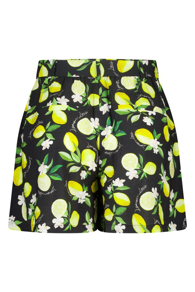 Short à imprimé citron et ceinture image number 2