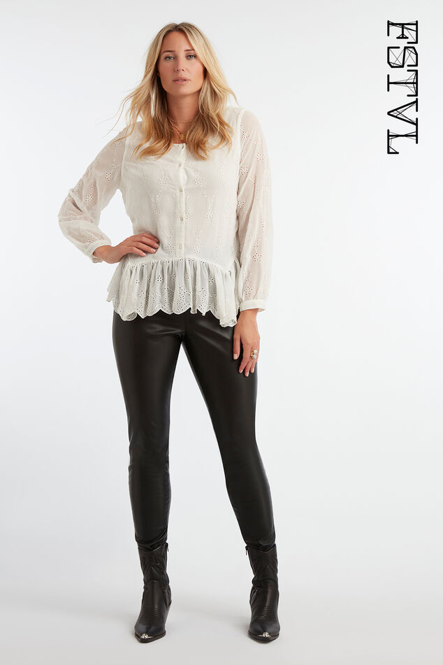 Chemisier à broderies  image number 0