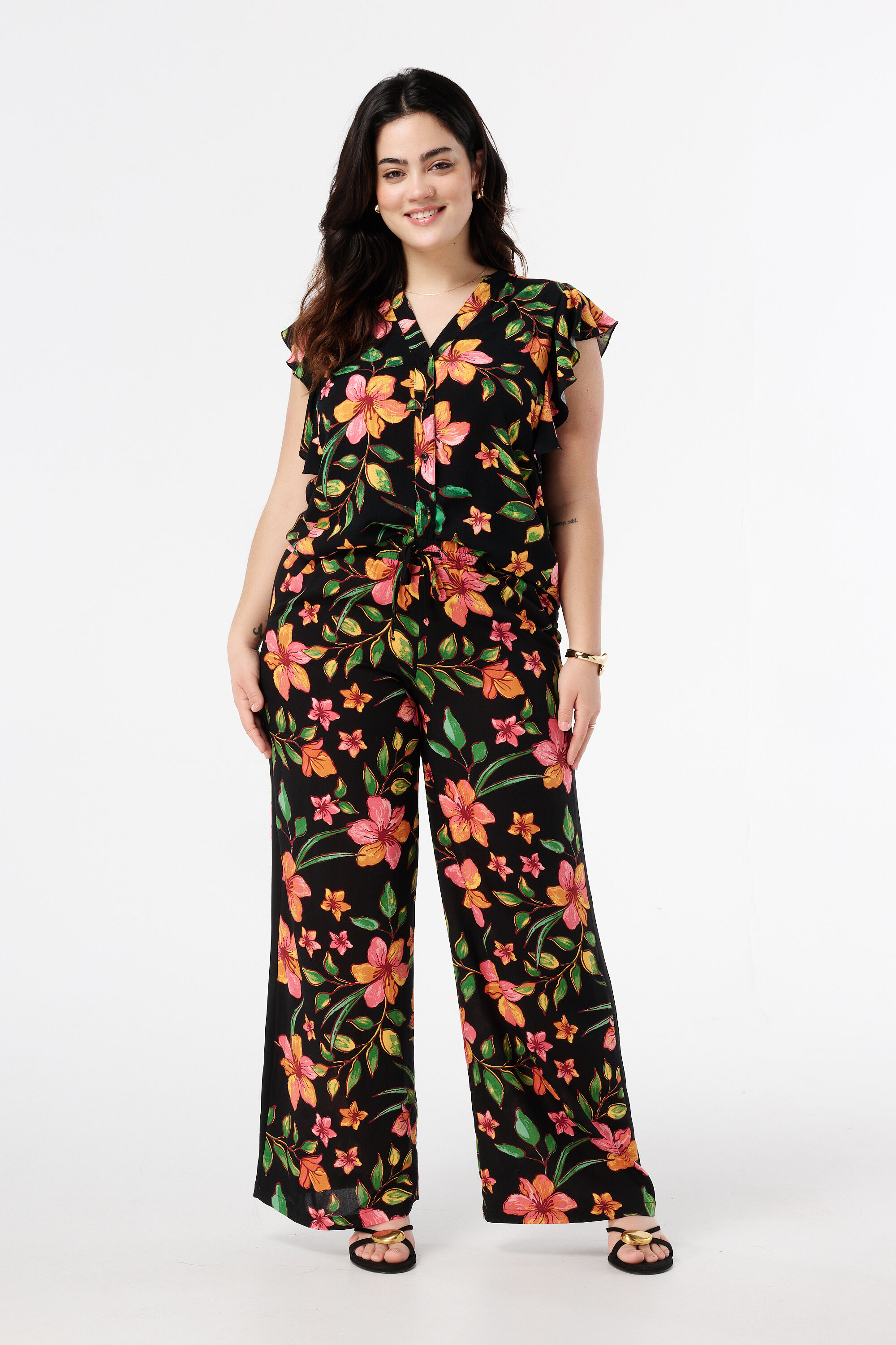 Top &agrave; imprim&eacute; floral image number 5