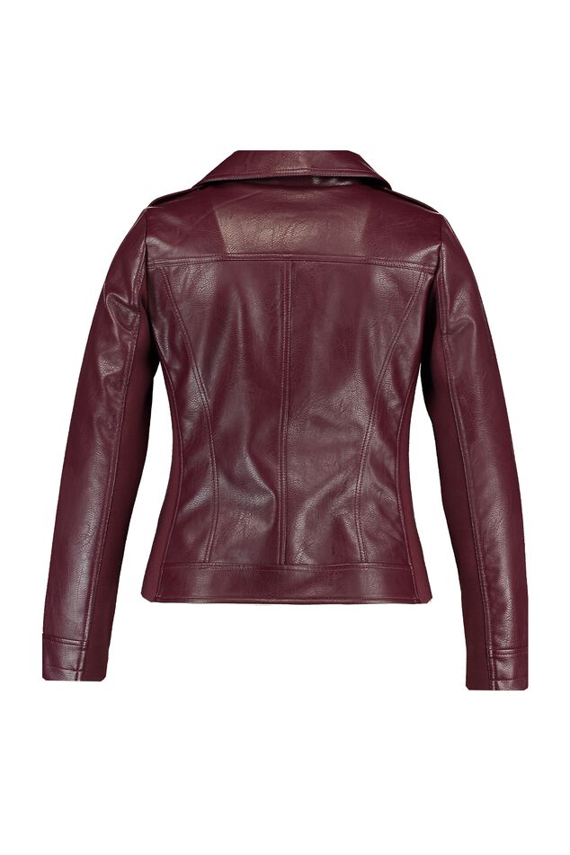 Veste style motard en similicuir image number 2