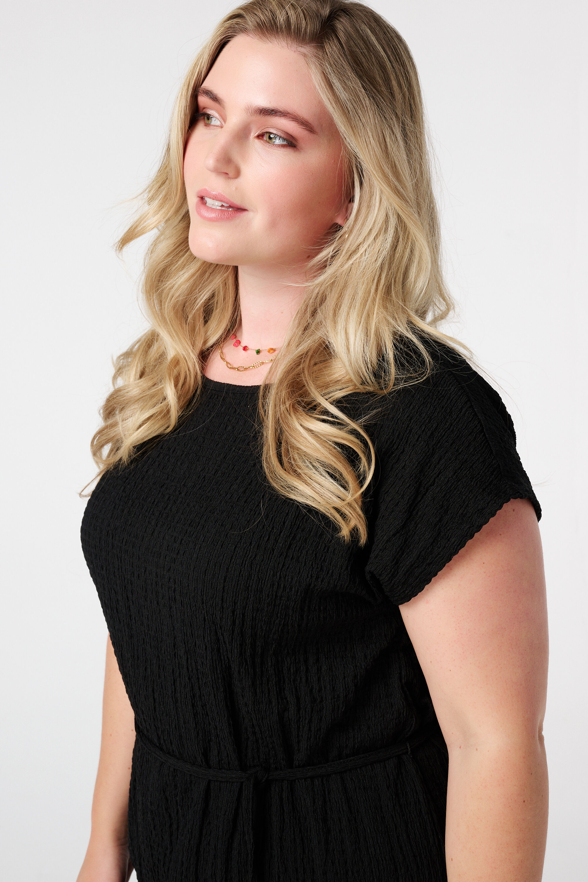 Robe midi avec cordon image number 4