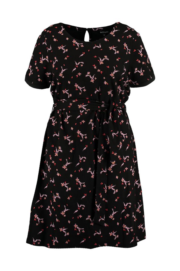Robe avec ceinture à nouer image number 2