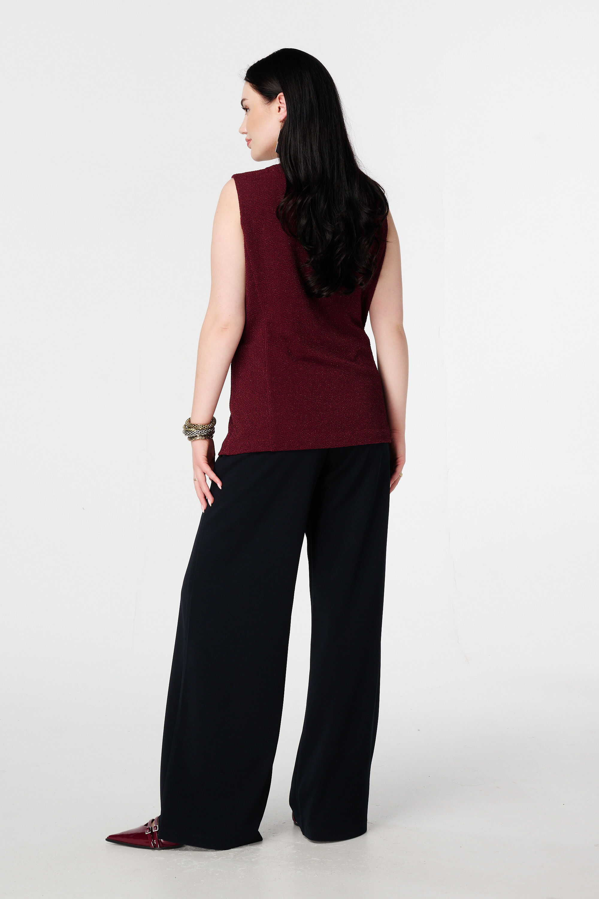 Pantalon droit extensible image number 3