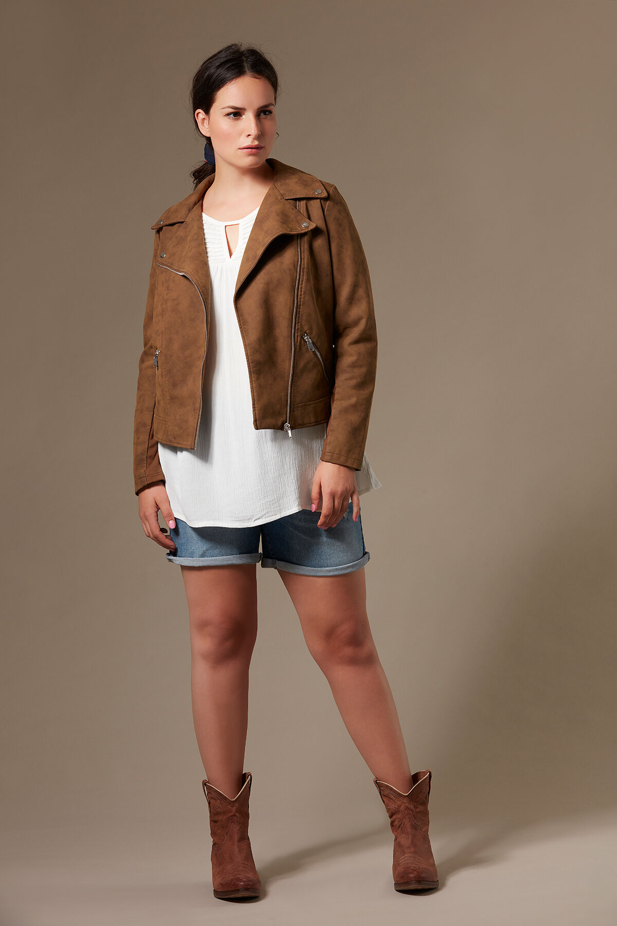 Veste imitation daim image number 4