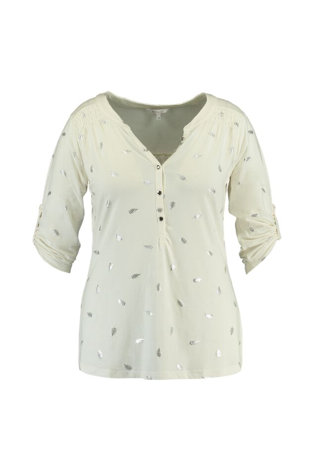 Haut à imprimé métallisé image number 1