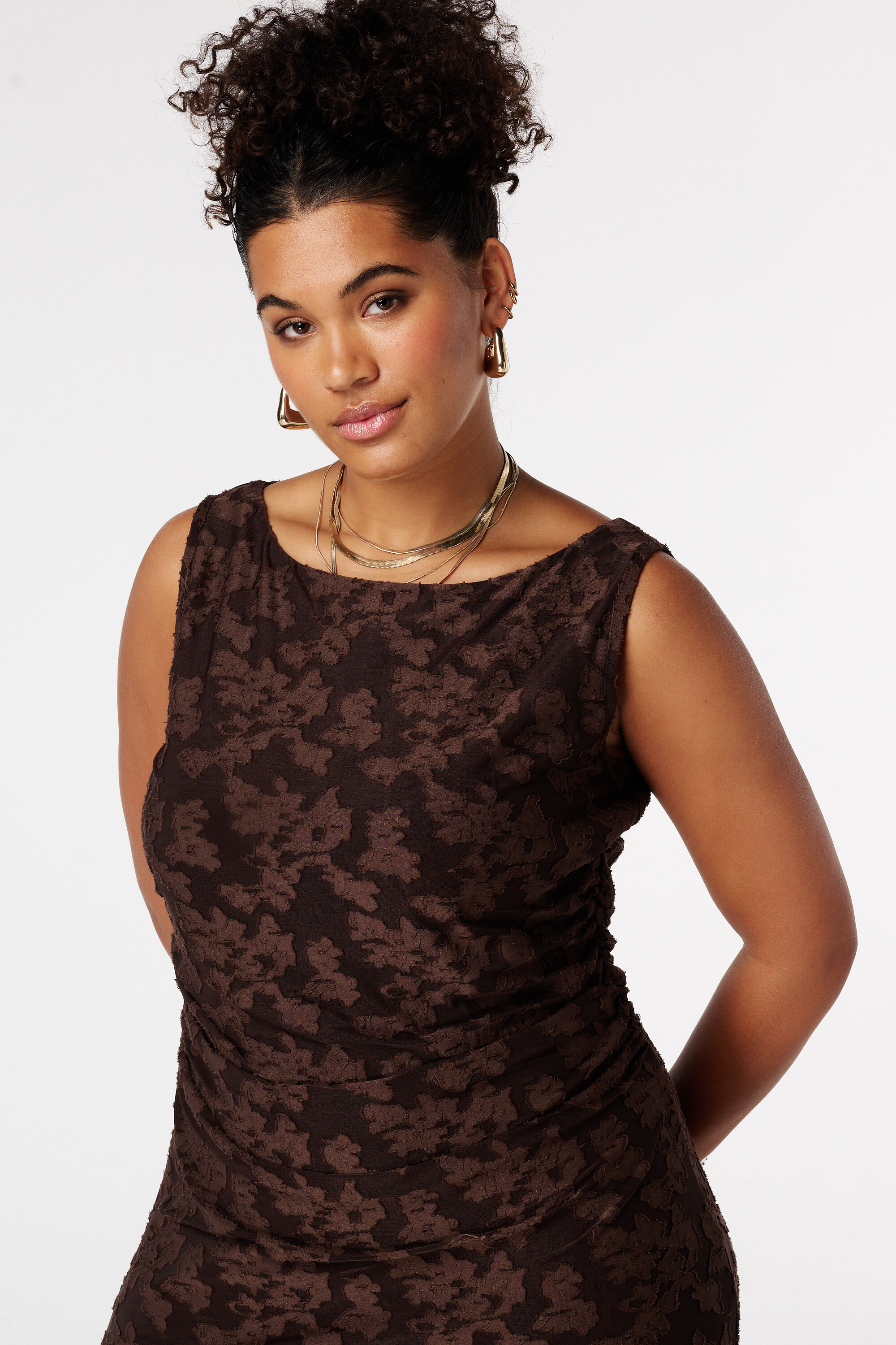 Robe maxi jacquard image number 4