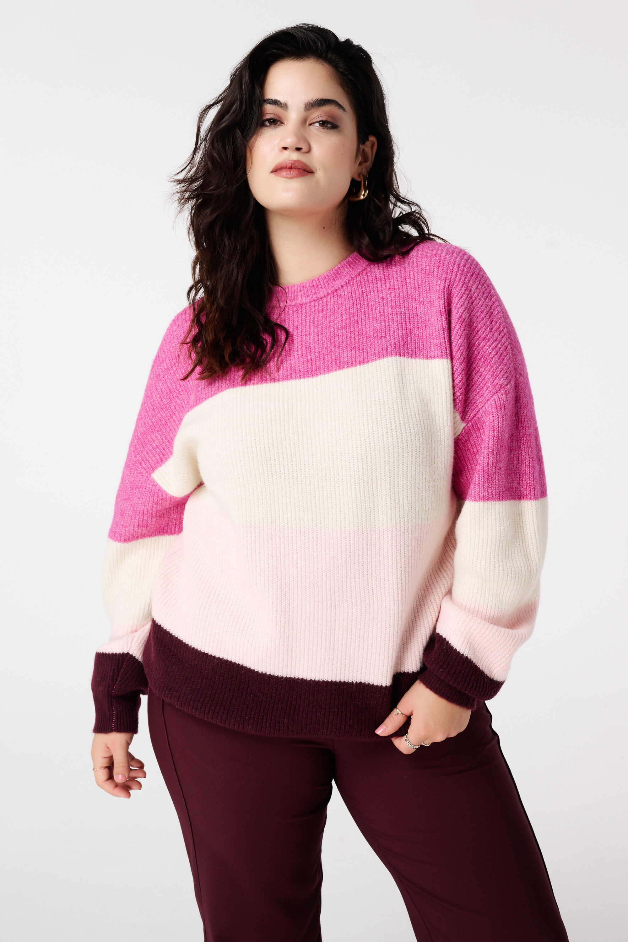 Pull en maille avec manches &eacute;vas&eacute;es