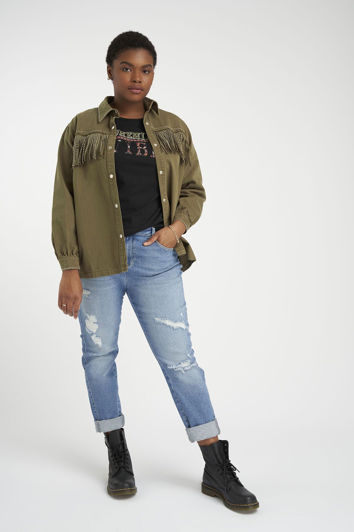 Pull &agrave; franges d&eacute;coratives image number 6