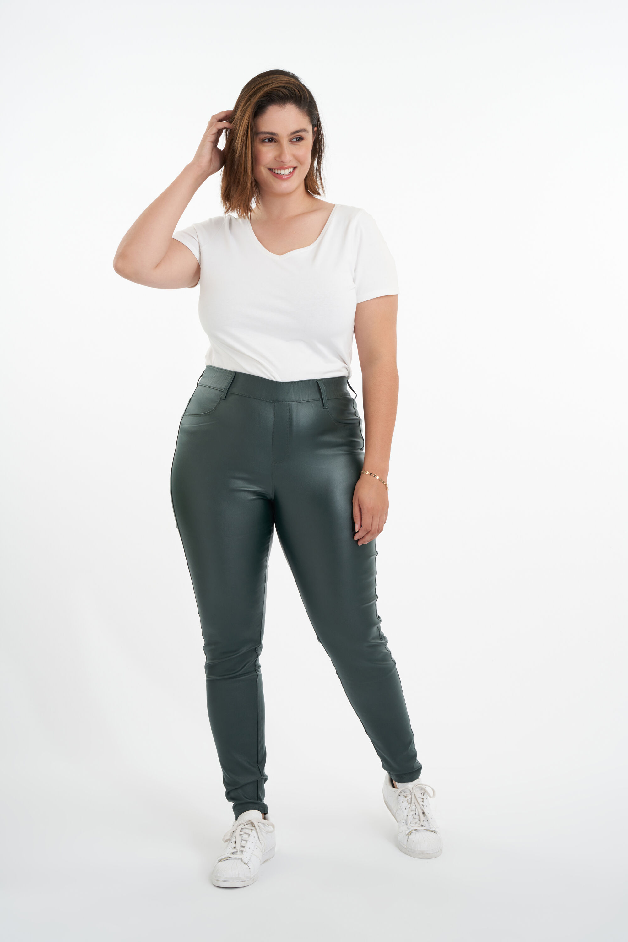 Tregging slim fit 32 inch POPPY  image number 6