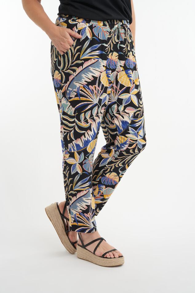Pantalon ample à imprimé image number 0