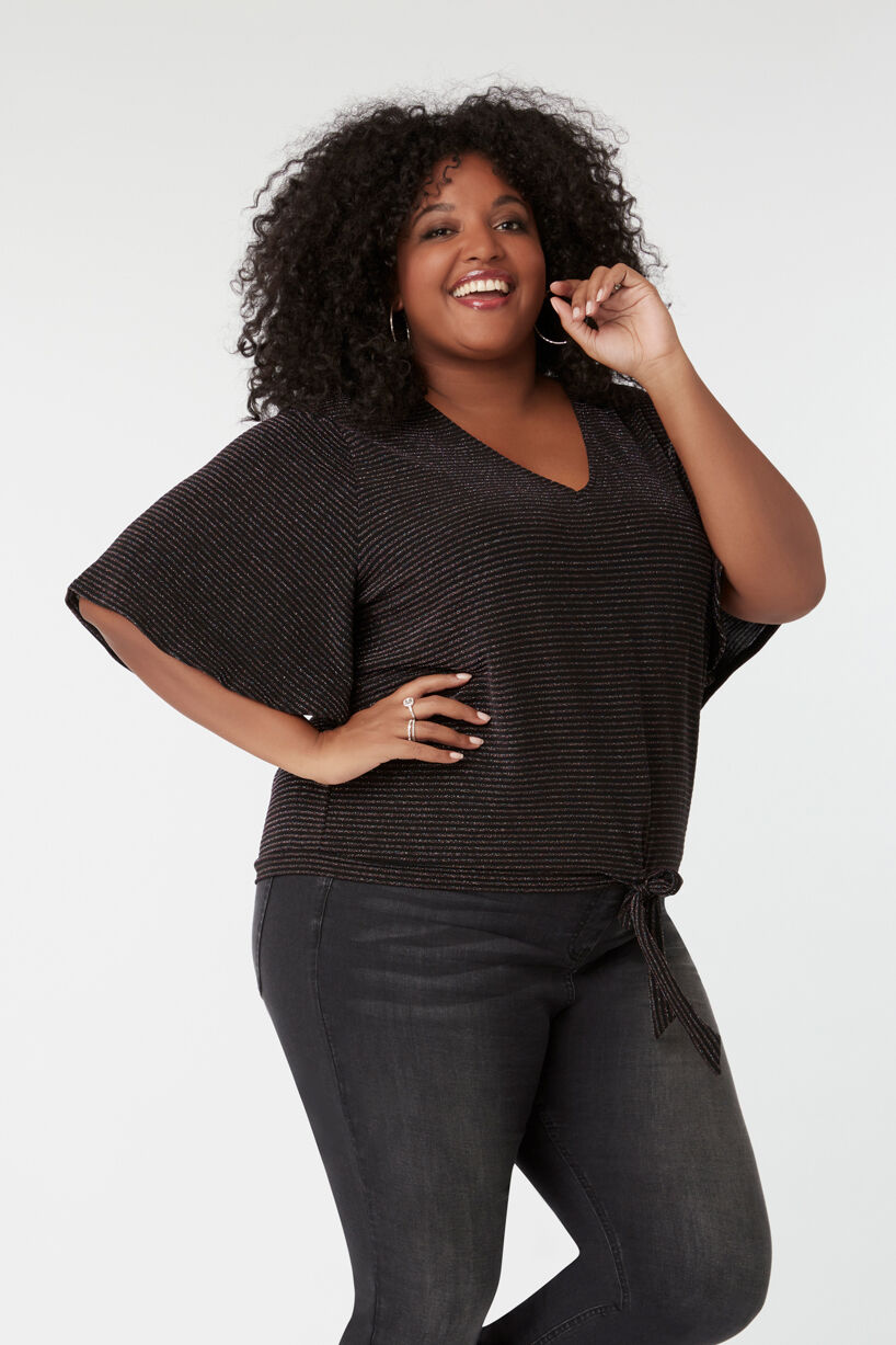 Haut avec manches papillon image number 5