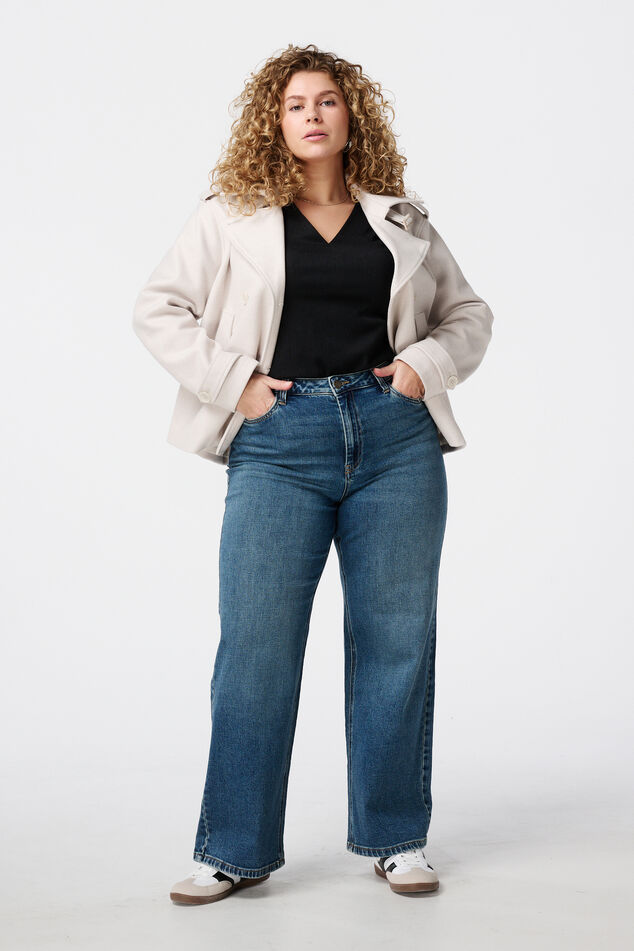 Veste courte à double boutonnage image number 5