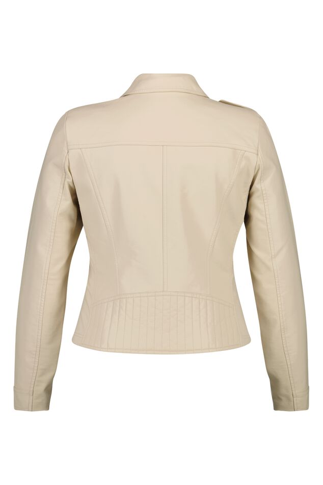 Veste style motard en similicuir image number 2