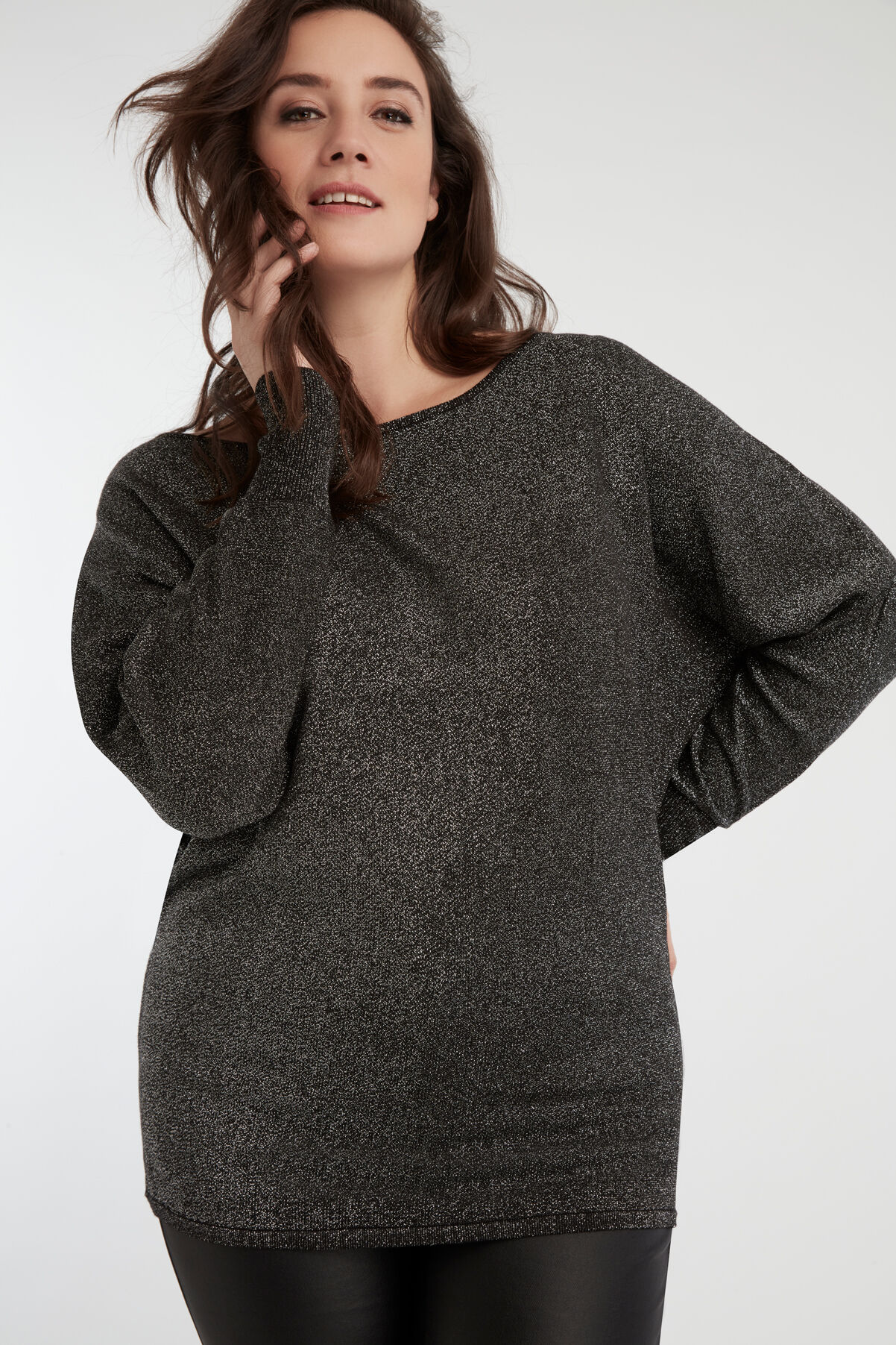 Pull-over en Lurex  image number 3