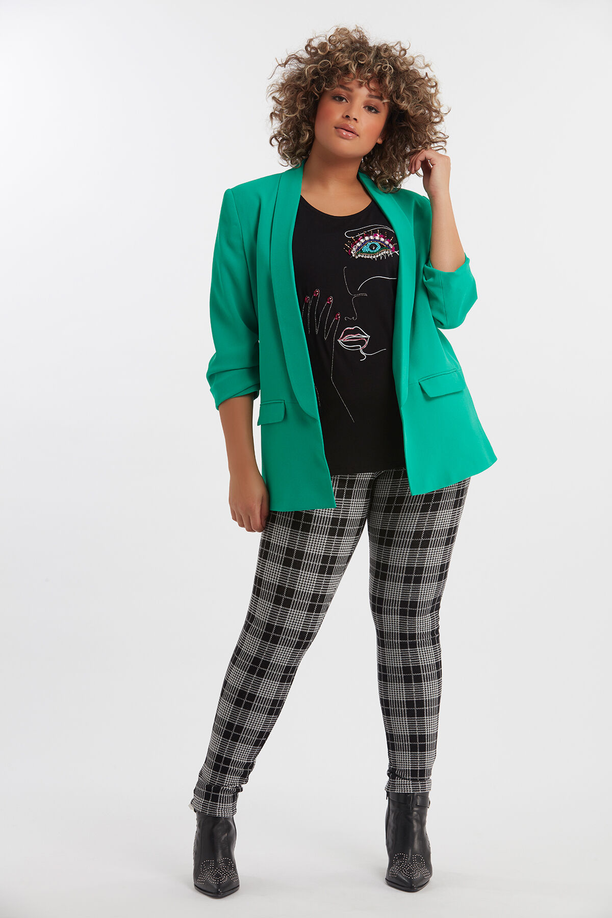 Legging &agrave; carreaux image number 4