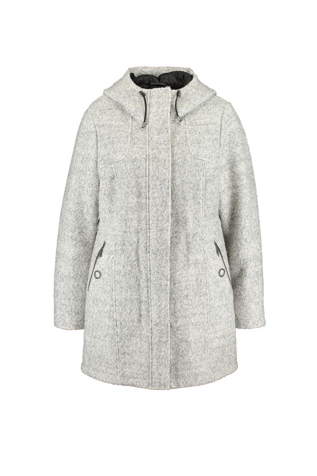 Manteau en laine mélangée image number 1