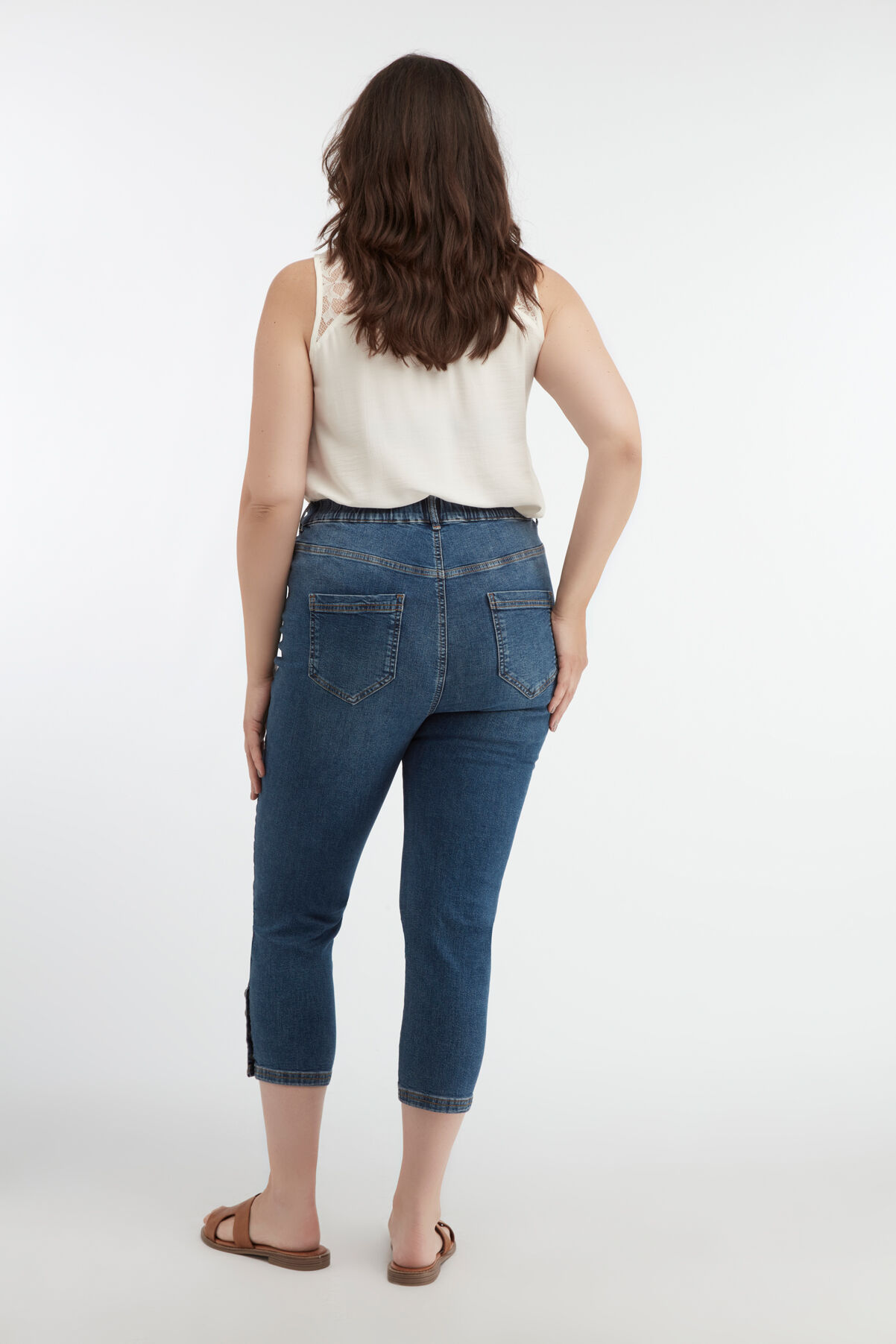 Tregging court POPPY avec boutons  image number 3