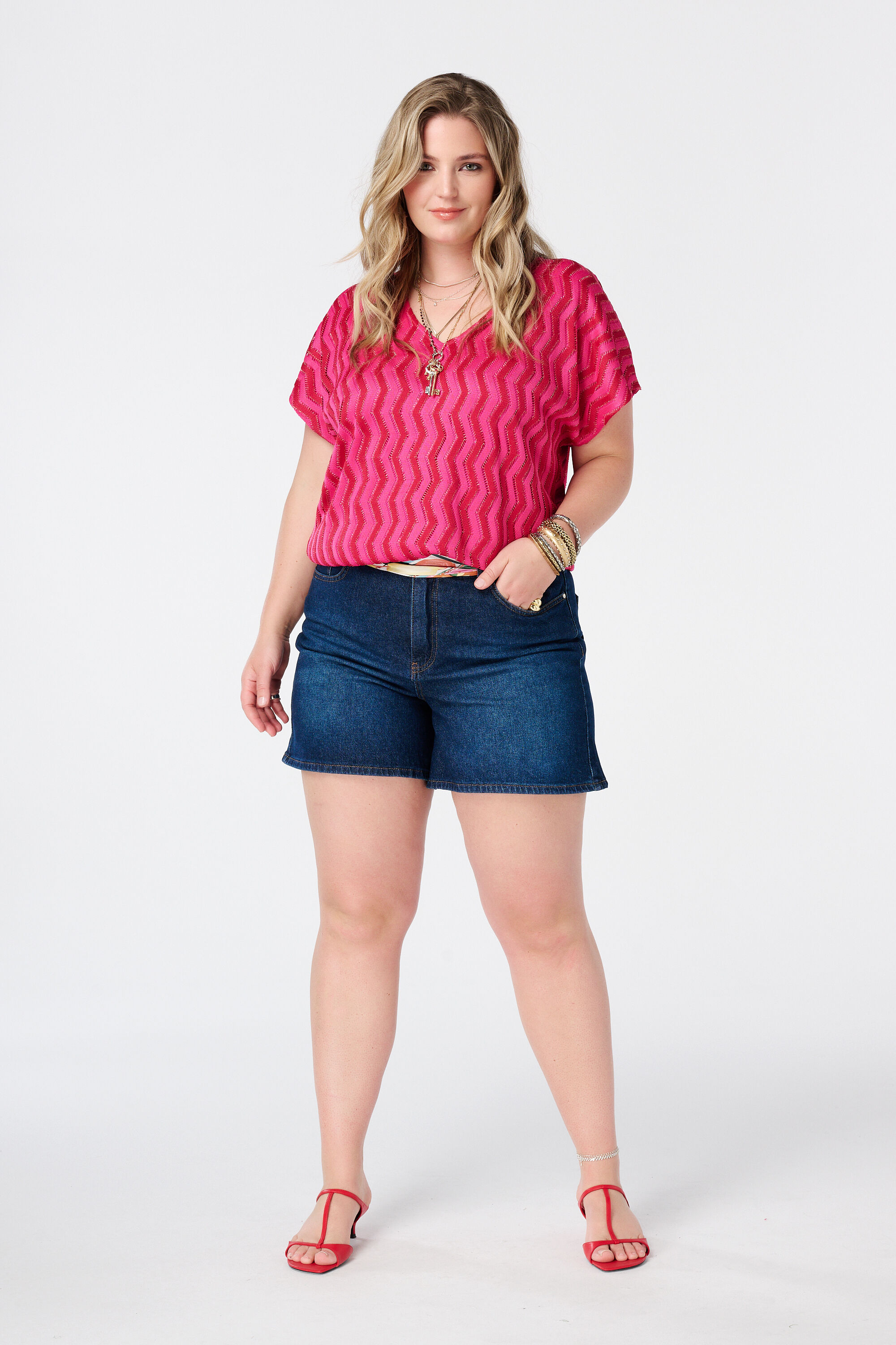Short en denim