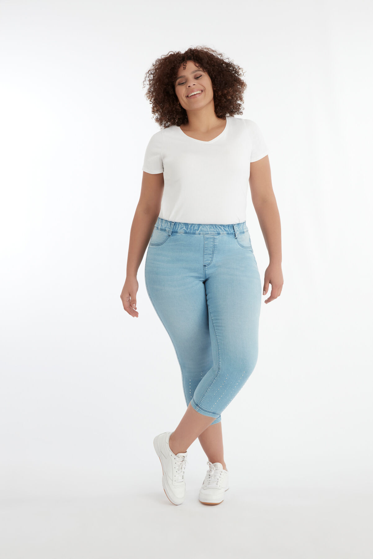 Tregging coup&eacute; POPPY au strass   image number 6