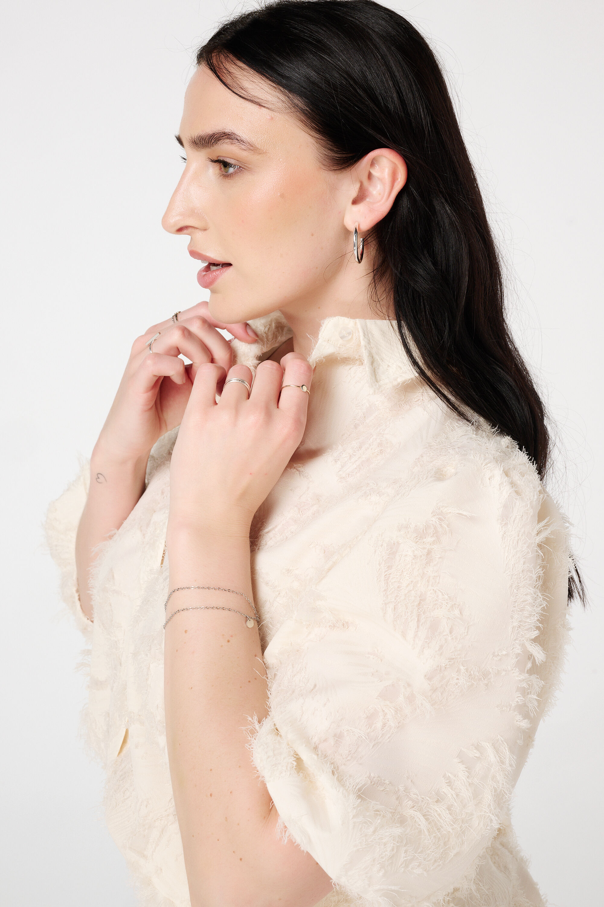 Chemisier textur&eacute; image number 4