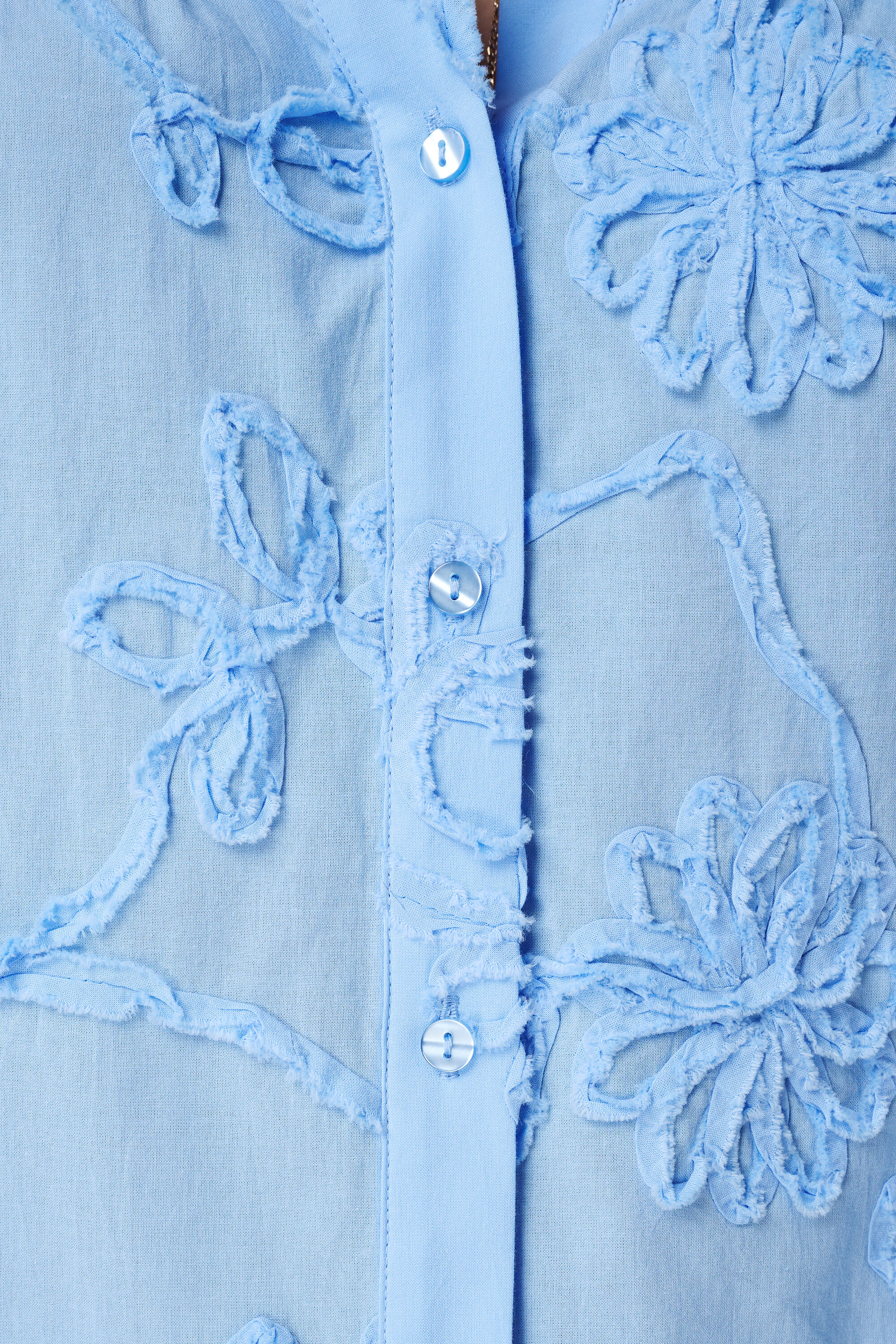 Blouse &agrave; imprim&eacute; fleuri 3D image number 6