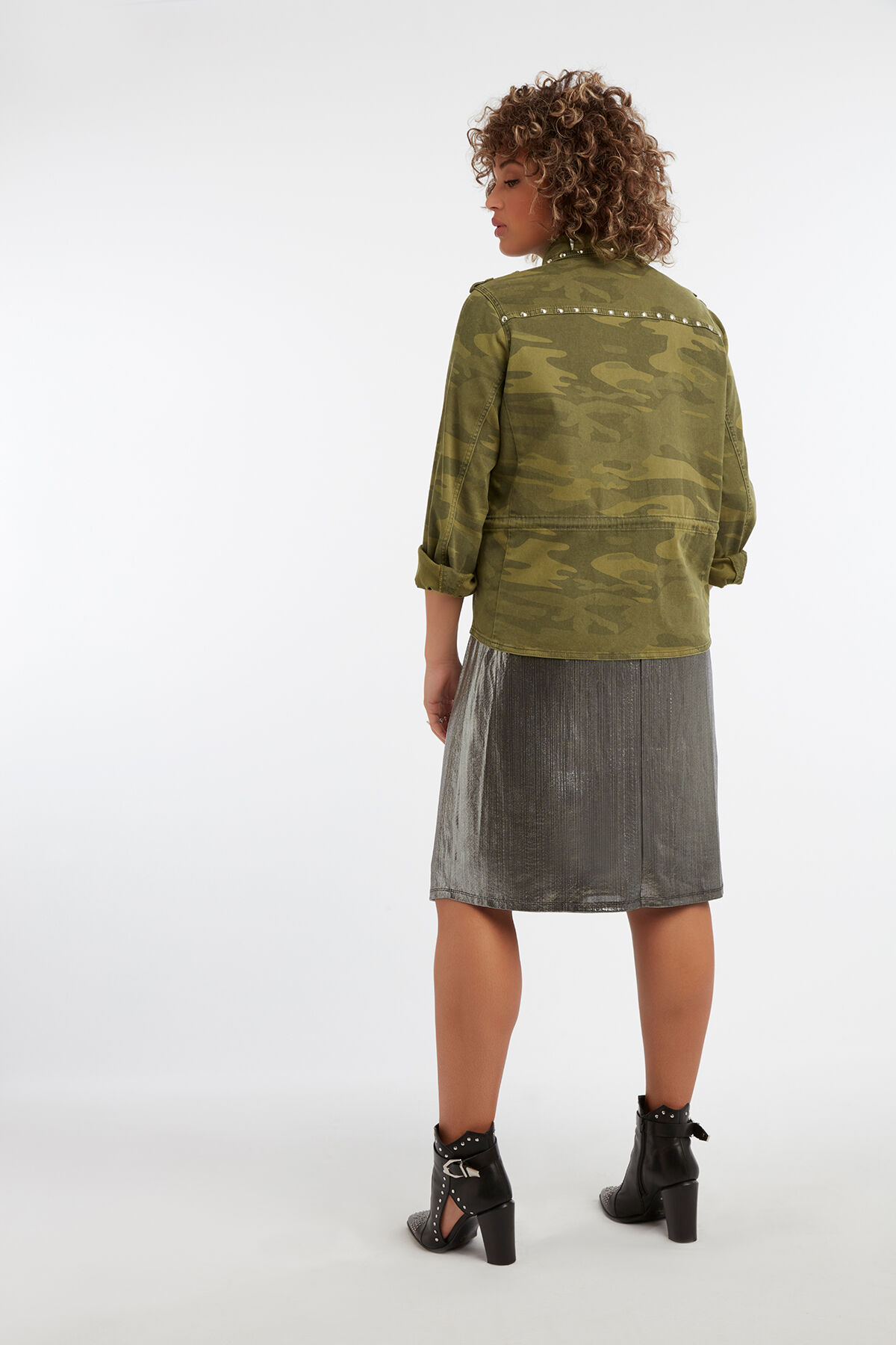 Veste &agrave; imprim&eacute; camouflage image number 7