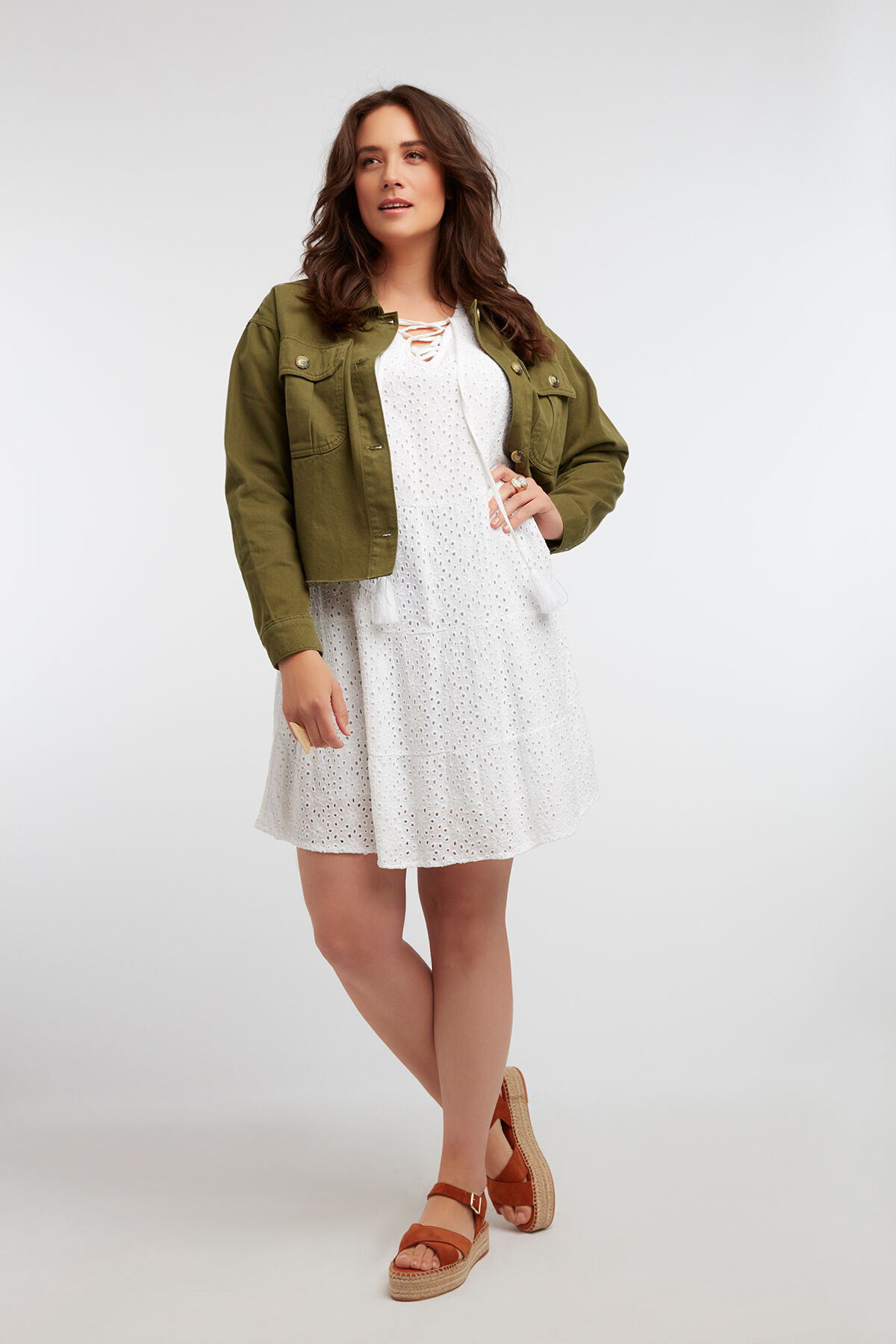 Robe tunique avec broderie image number 6