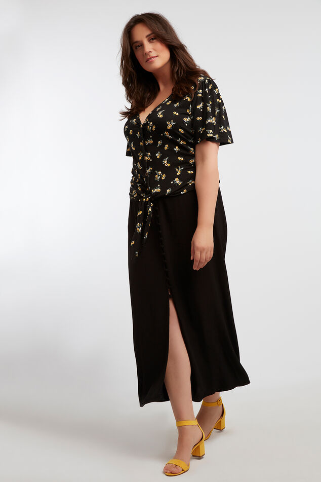 Jupe longue avec boutons image number 6