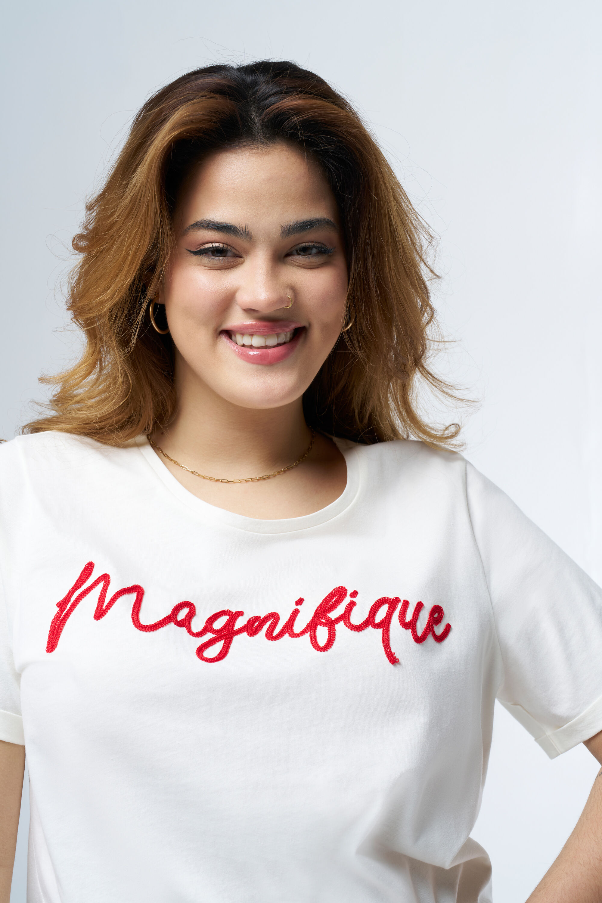 T-shirt avec inscription  image number 3